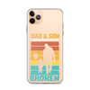 Dad And Son A Bond that can't Be Broken Clear Case for iPhone®