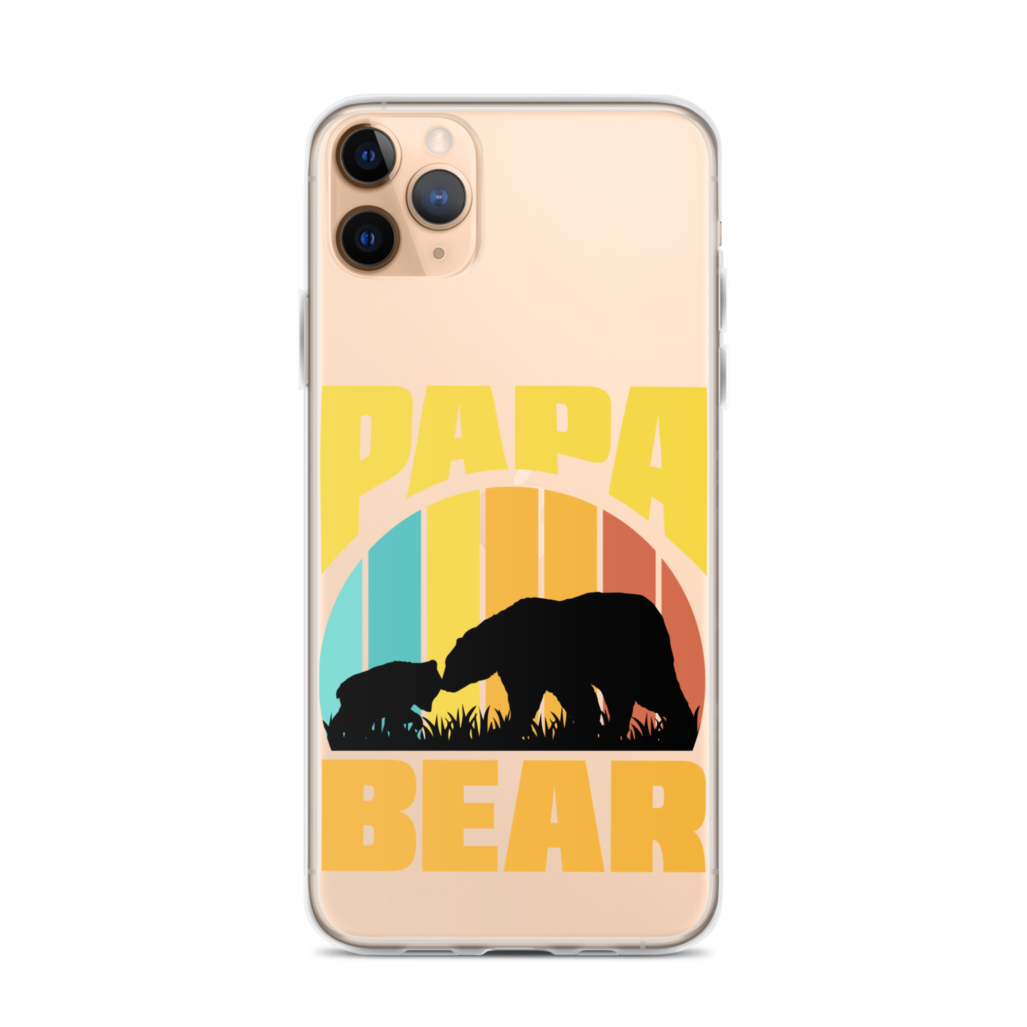 Papa Bear Clear Case for iPhone®