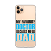 Mer Dad Don't Mess With My Mermaid Clear Case for iPhone®