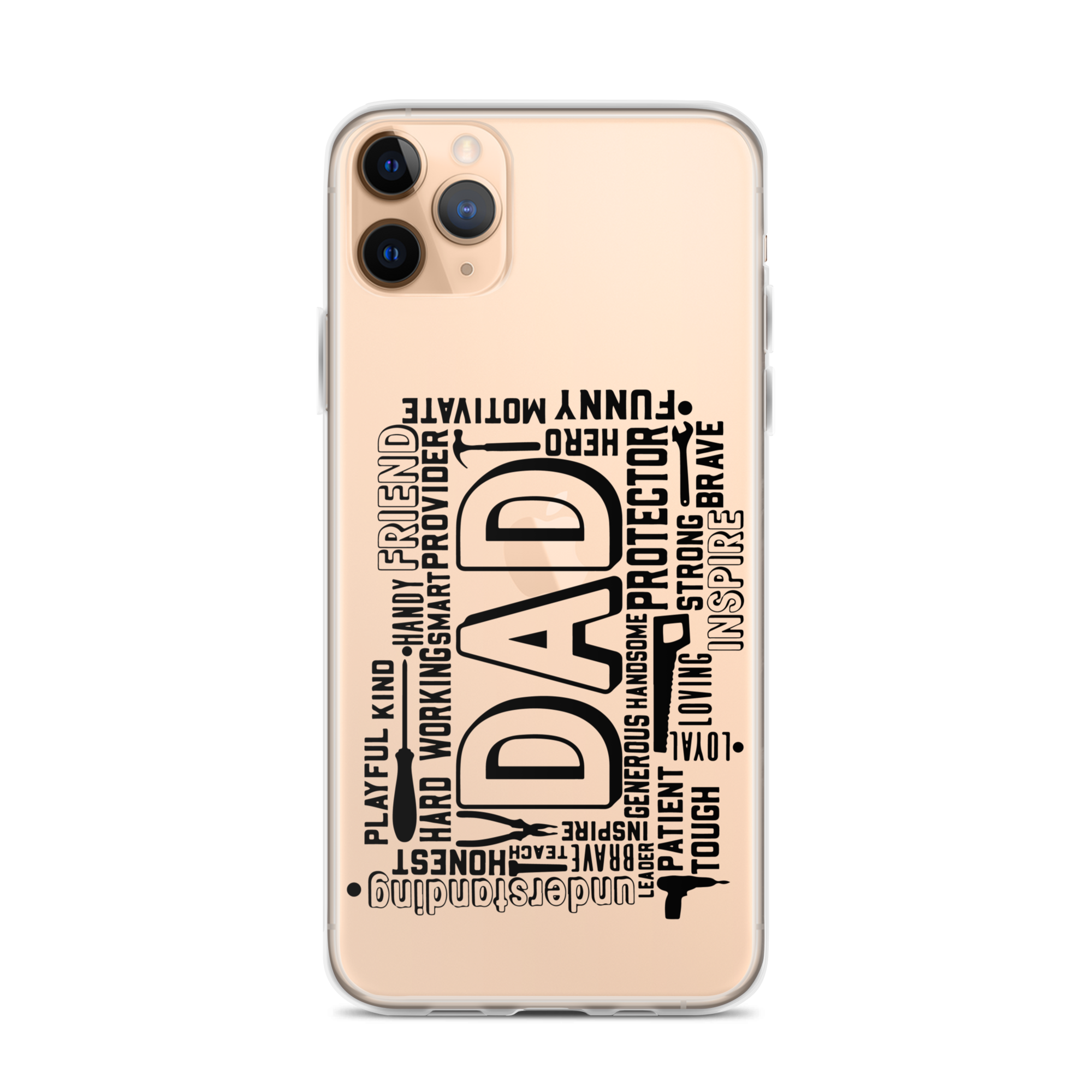 Dad Hardworking Smart Provider Friend Clear Case for iPhone®