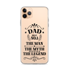 Dad Best Number 1 The Man The Myth The Legend Clear Case for iPhone®