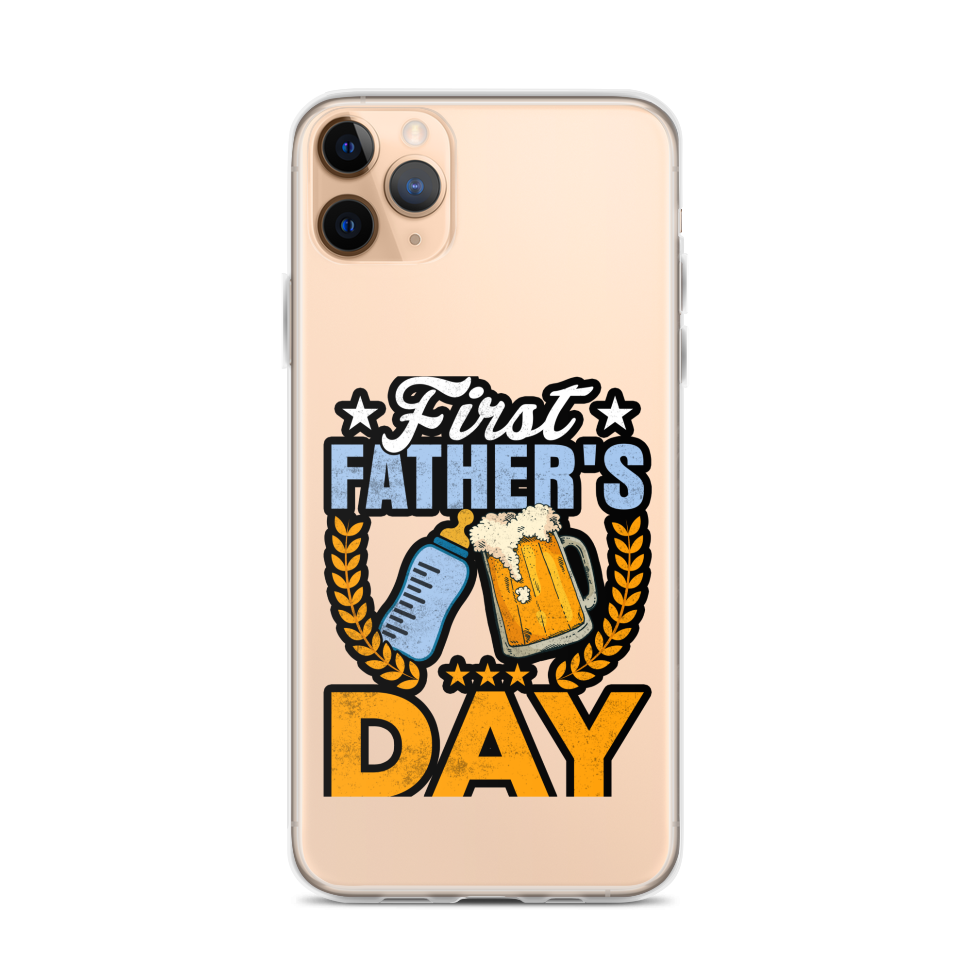 First Father's Day Clear Case for iPhone®