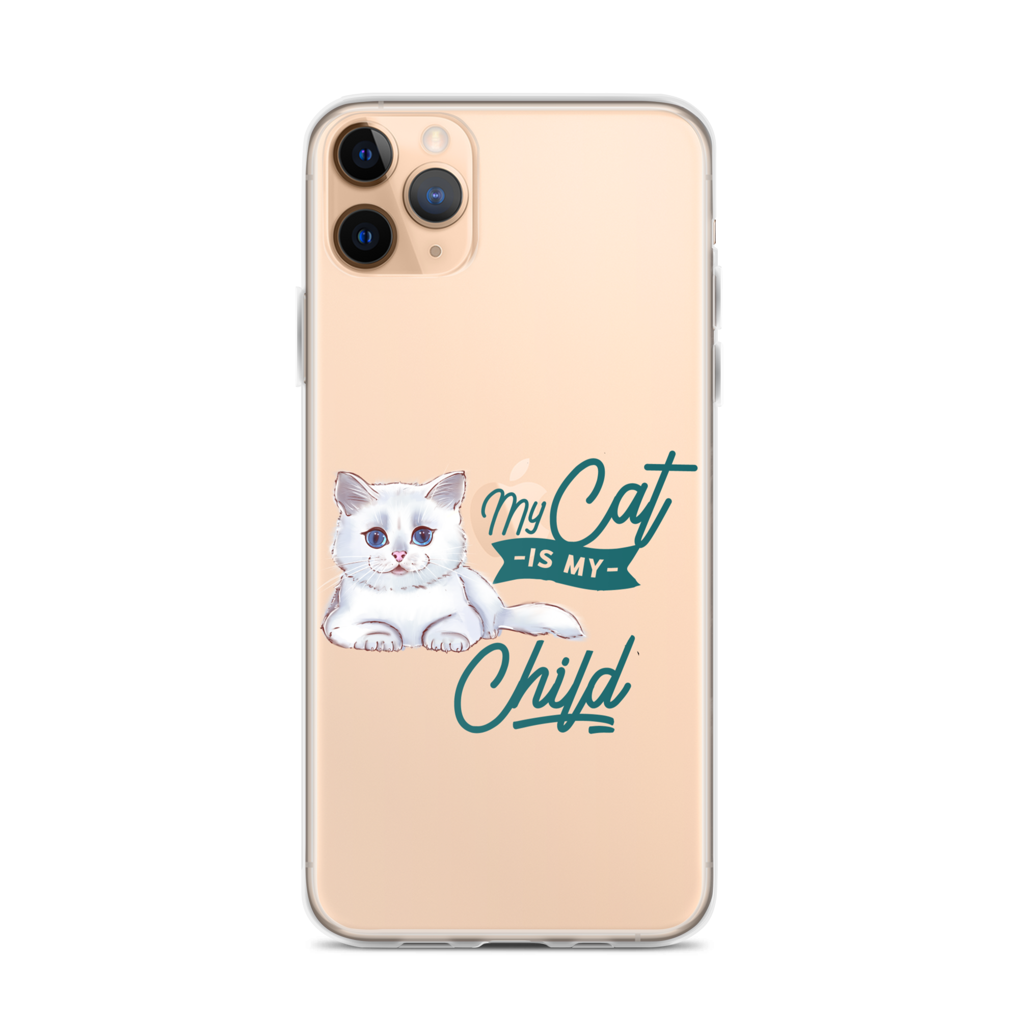 My Cat Is My Child Clear Case for iPhone®