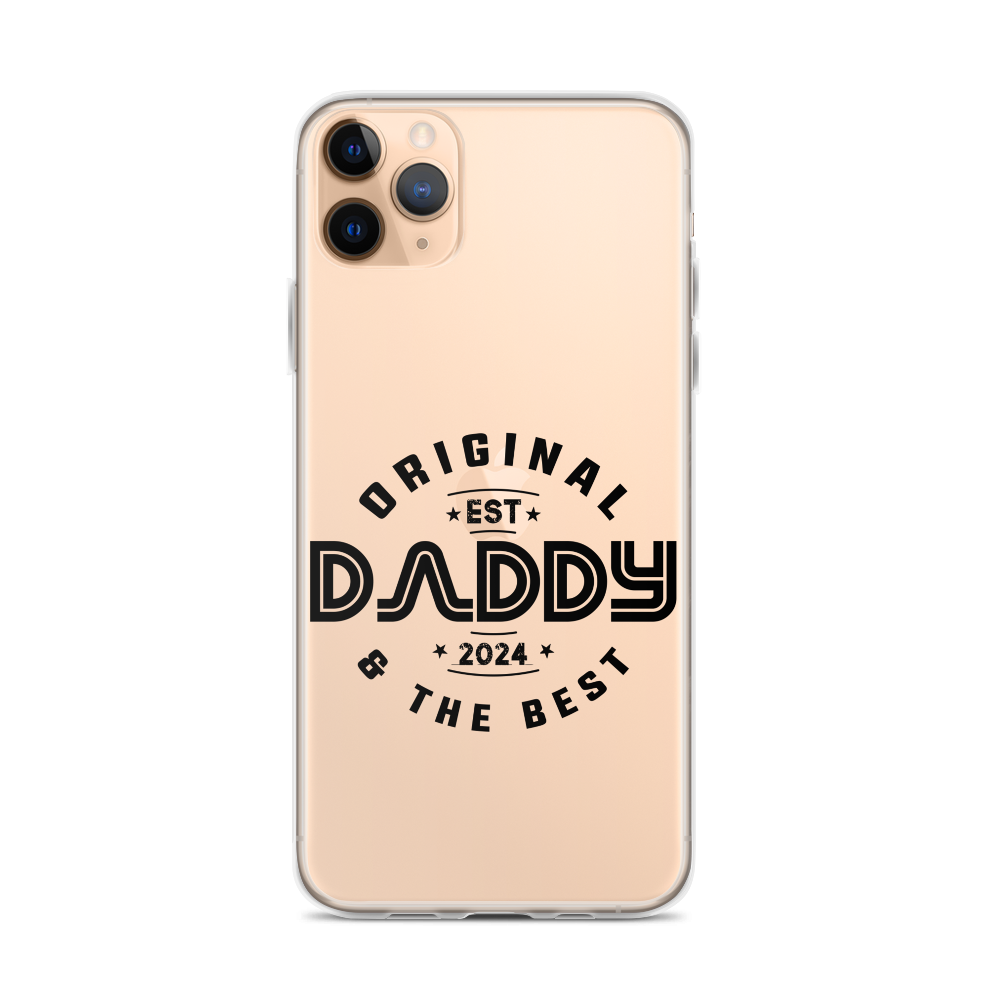 Original And The Best Daddy Establish 2024 Clear Case for iPhone®