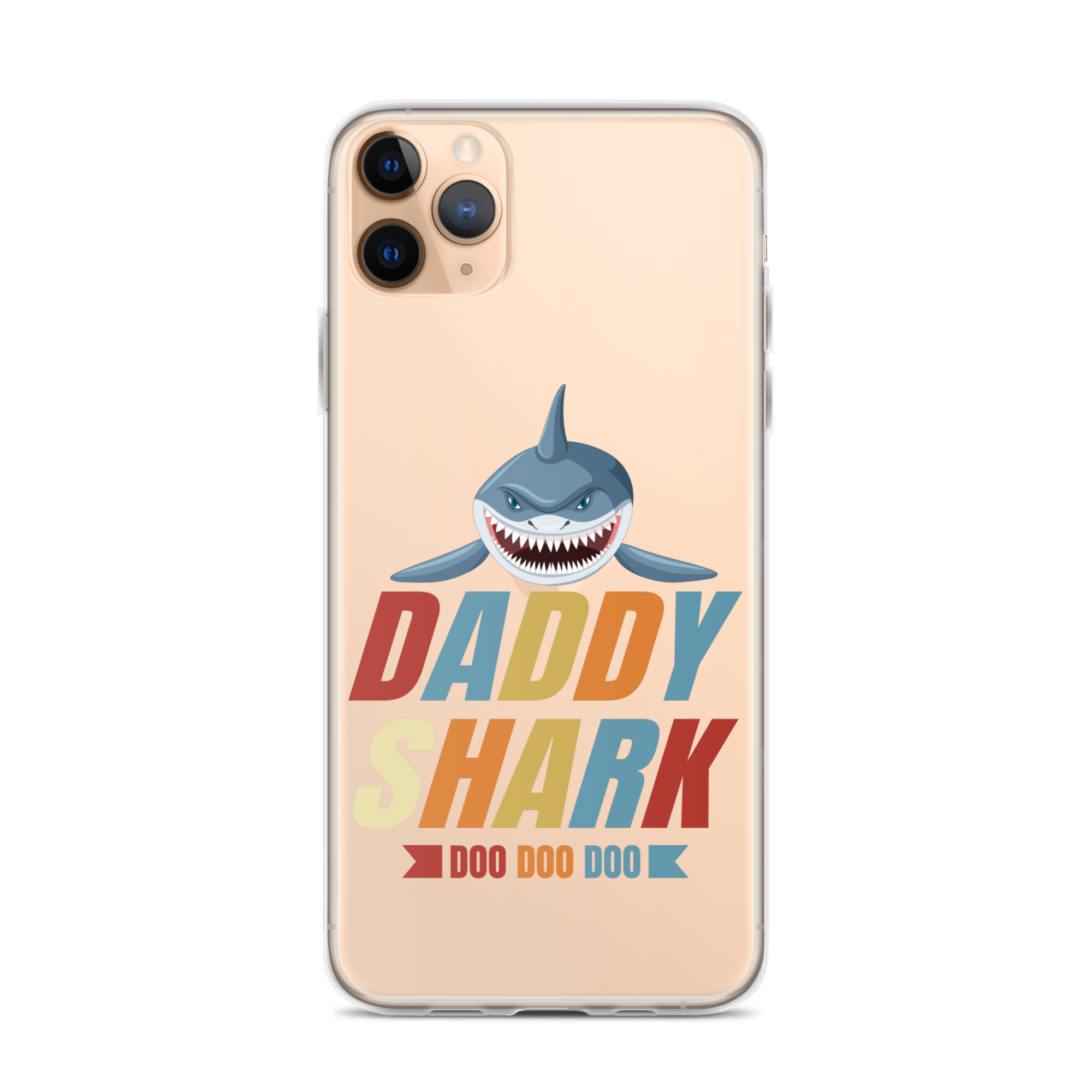 Daddy Shark Doo Doo Doo Clear Case for iPhone®