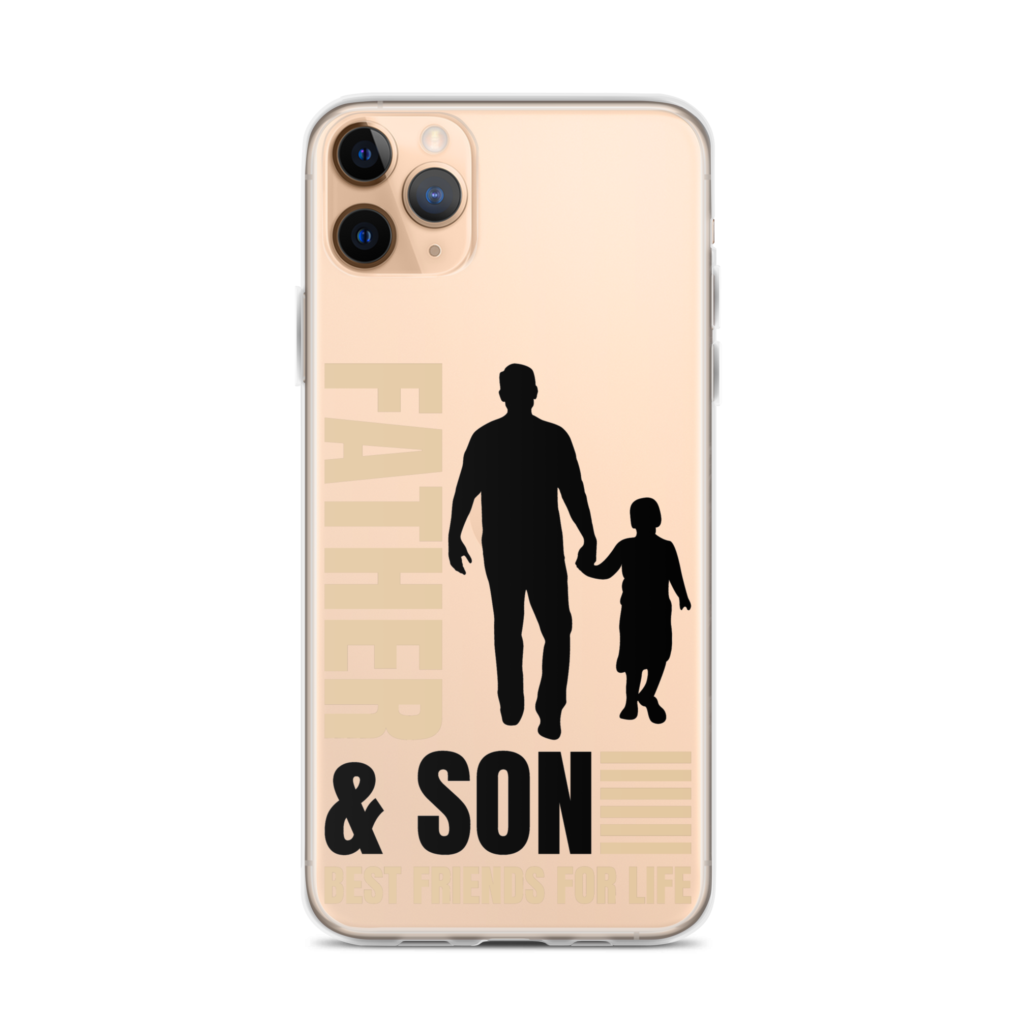 Father & Son Best Friends For Life Clear Case for iPhone®