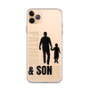 Father & Son Best Friends For Life Clear Case for iPhone®