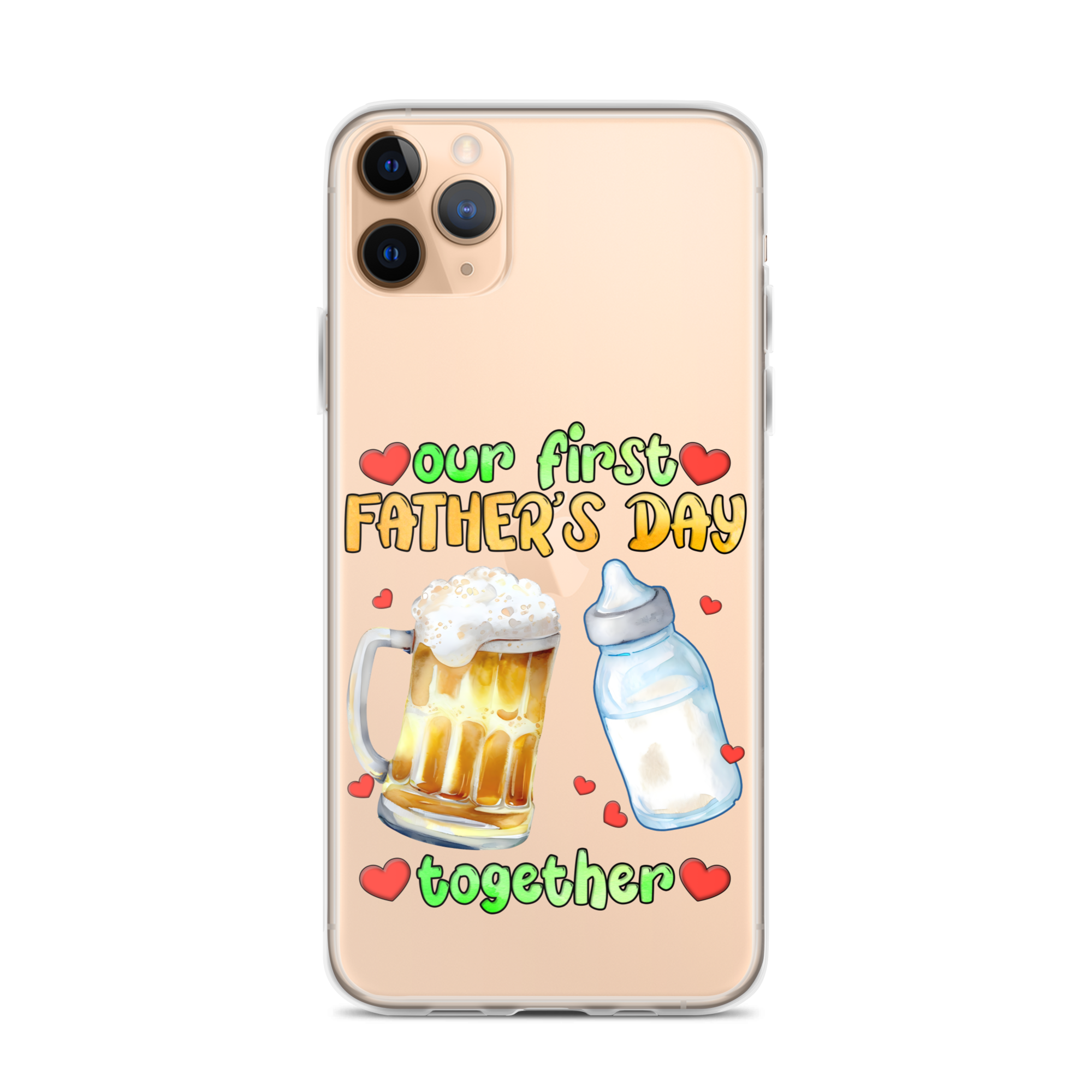 Our First Father's Day Together Clear Case for iPhone®