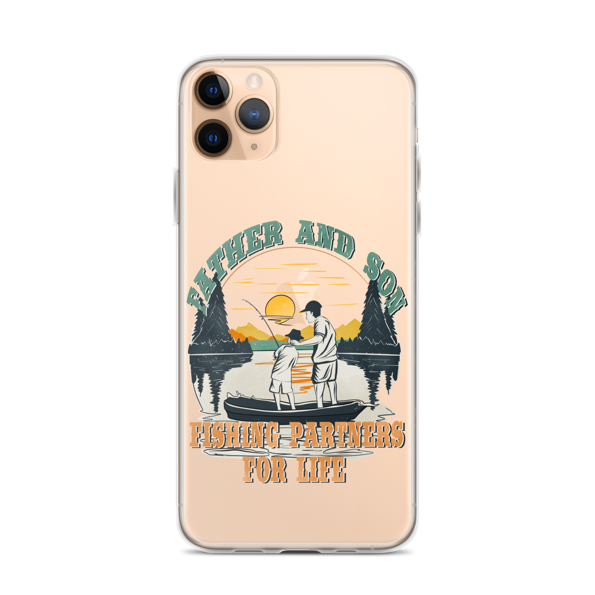 Father And Son Fishing Partners For Life Clear Case for iPhone®