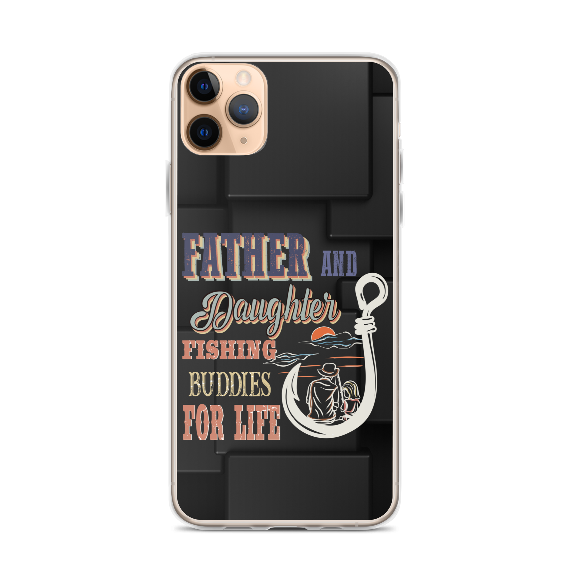 Father And Daughter Fishing Buddies For Life Clear Case for iPhone®