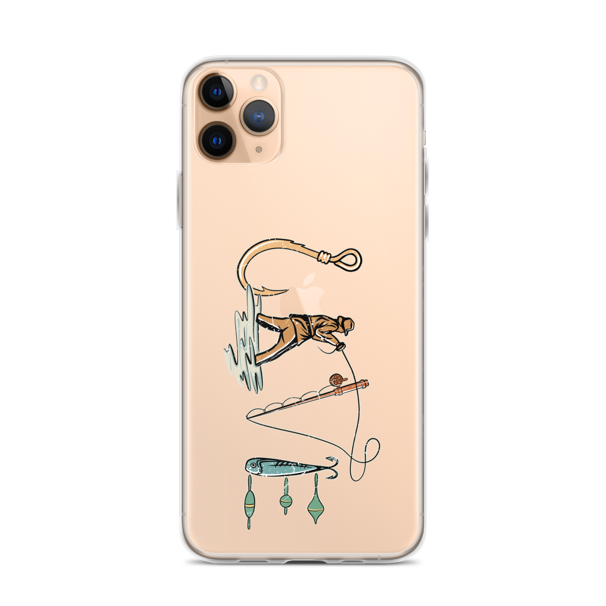 I Love Fishing Clear Case for iPhone®