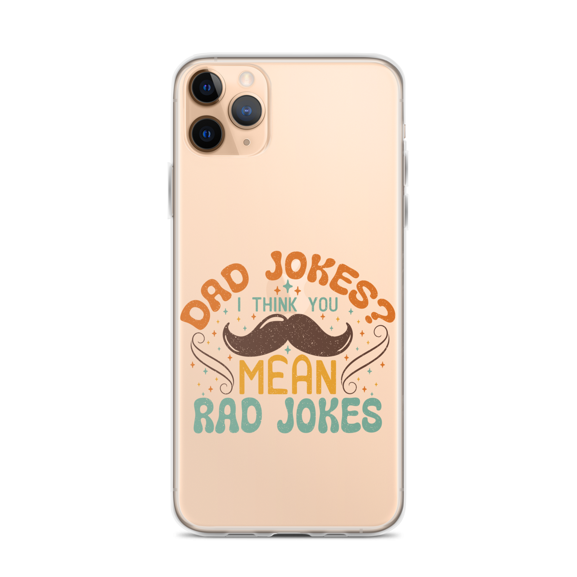 Dad Jokes I Think You Mean You Mean Rad Jokes Clear Case for iPhone®