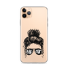 Bad Mom Messy Bun Clear Case for iPhone®