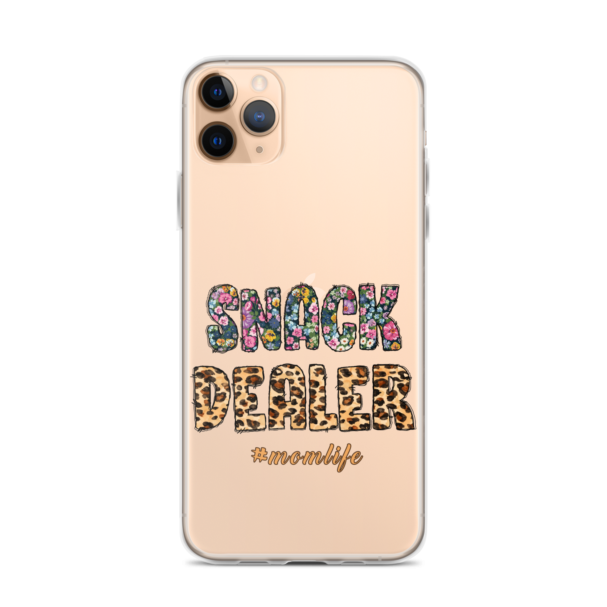 Snack Dealer #Momlife Clear Case for iPhone®