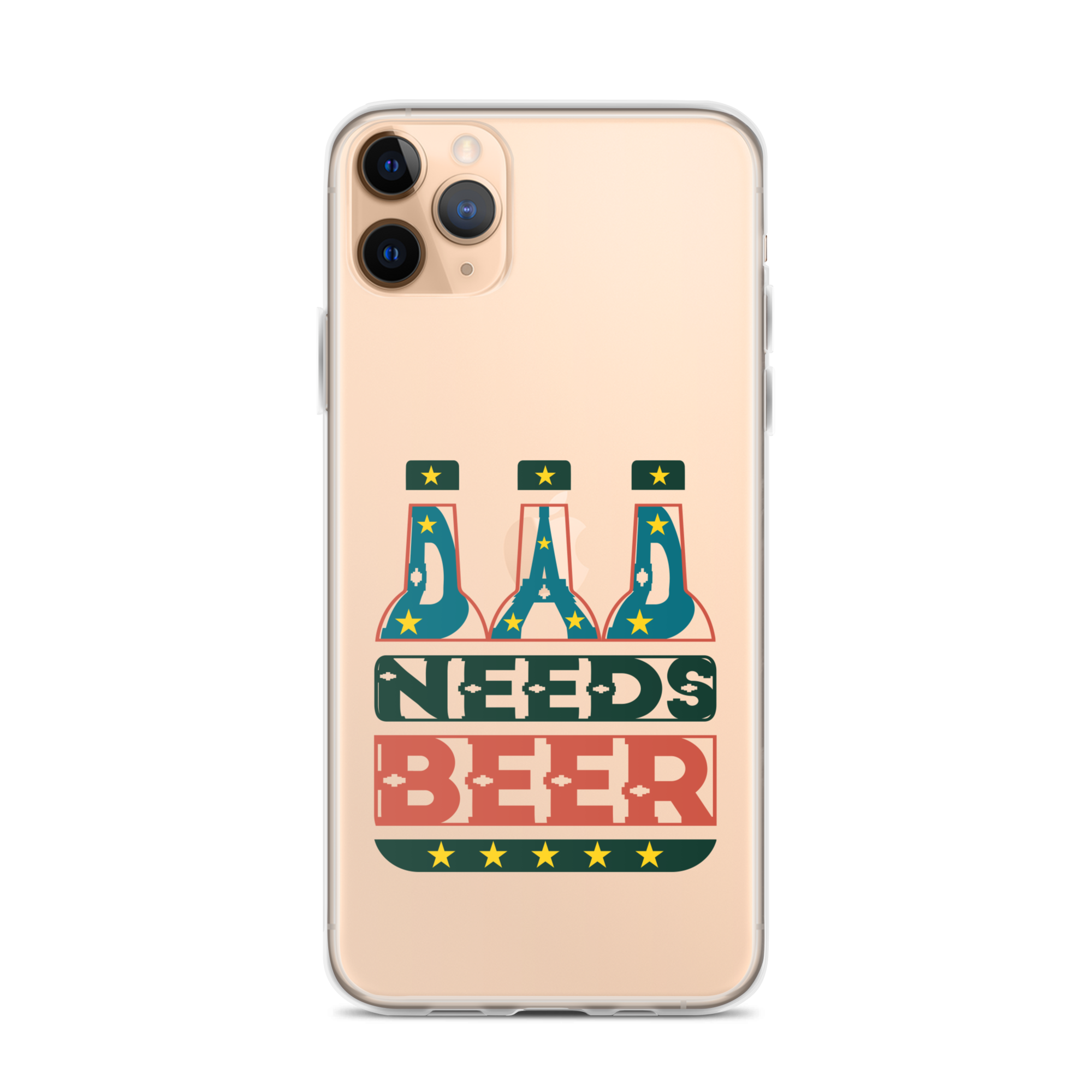 Dad Needs Beer Clear Case for iPhone®