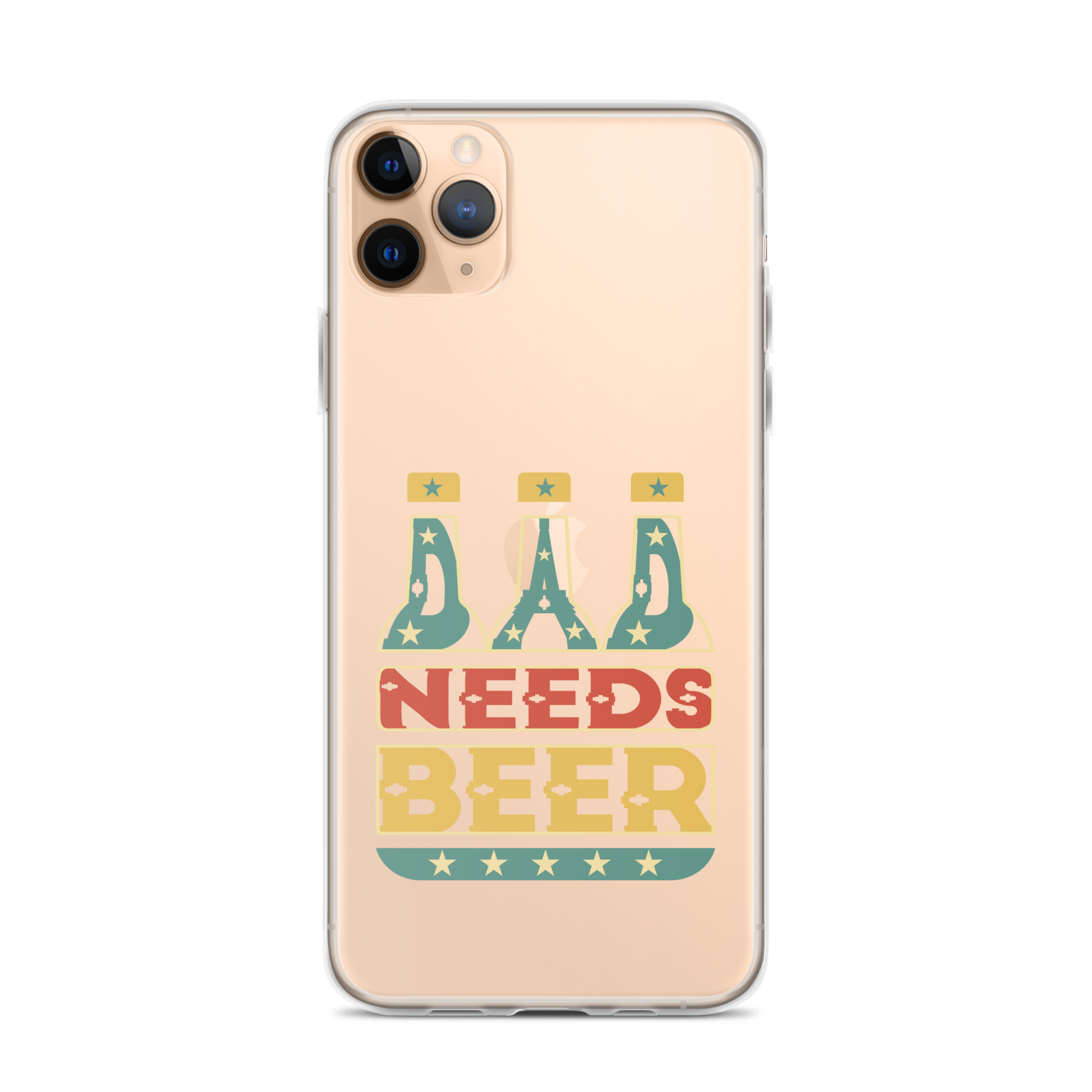 Dad Needs Beer Clear Case for iPhone®