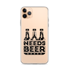 Dad Needs Beer Clear Case for iPhone®