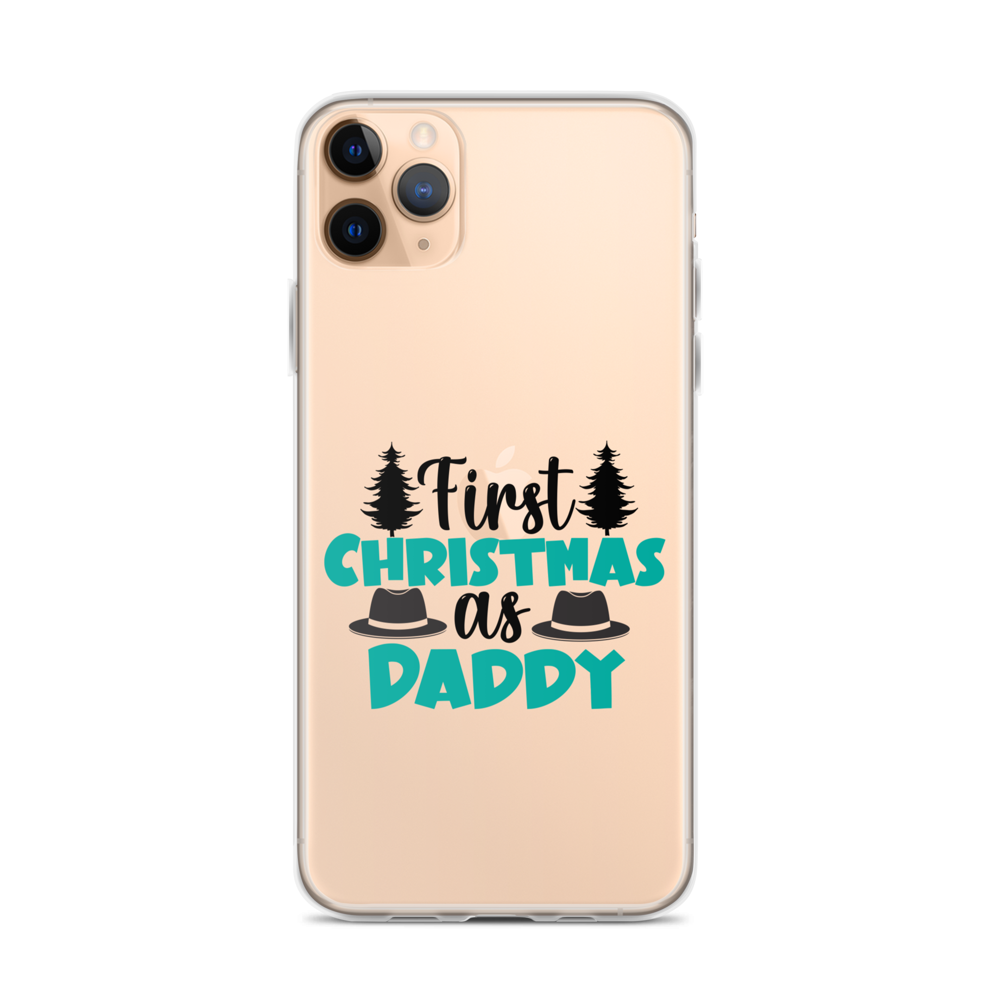 First Christmas As Daddy Clear Case for iPhone®