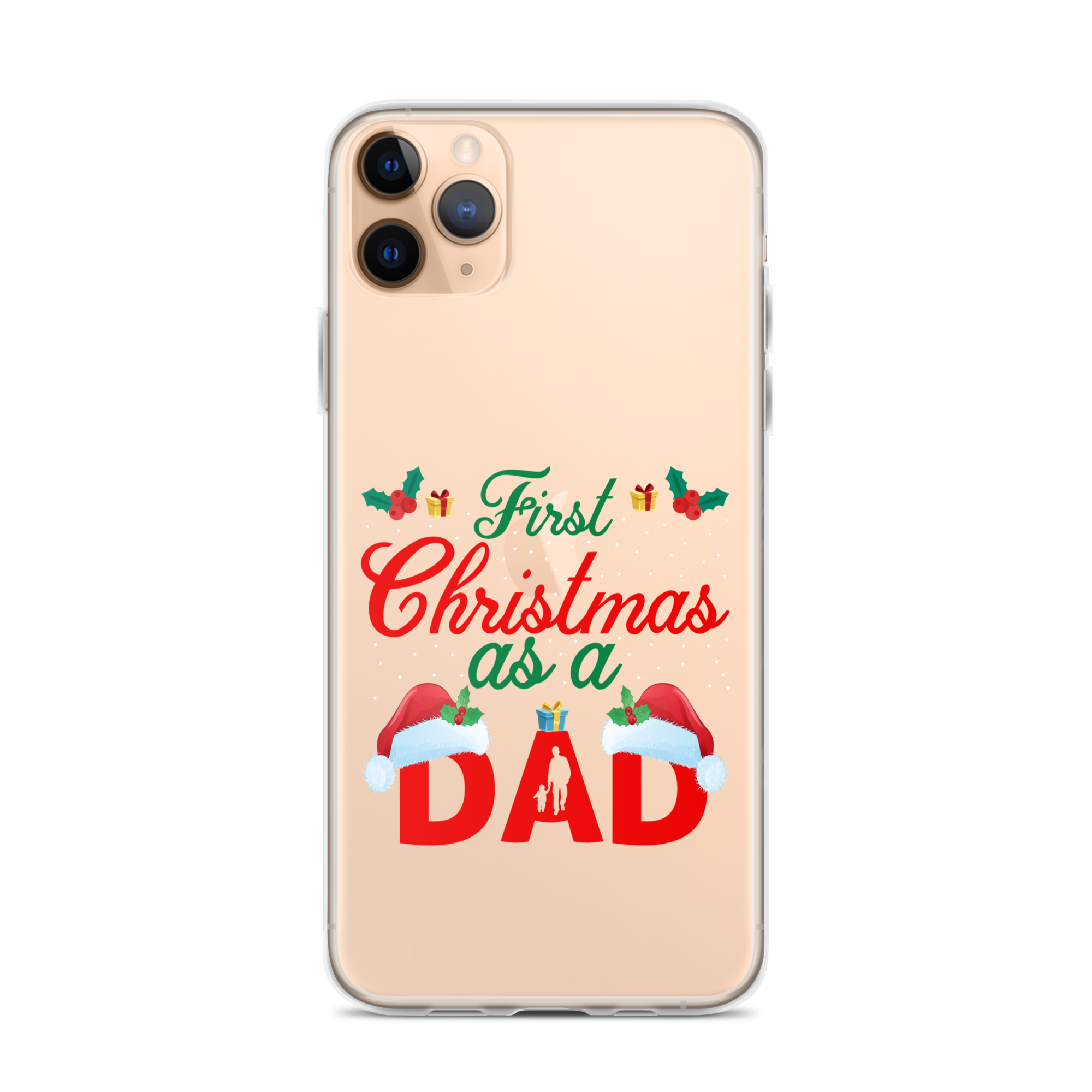 First Christmas As A Dad Clear Case for iPhone®