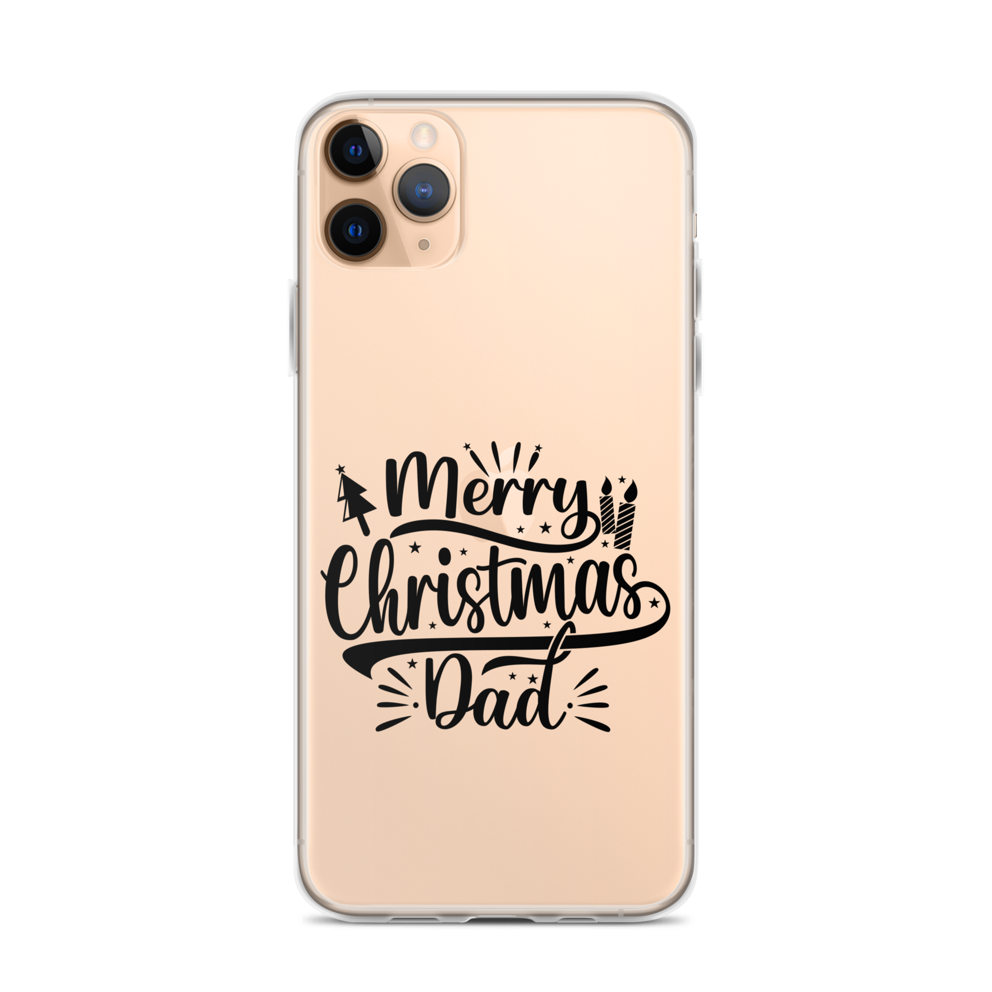 Merry Christmas Dad Clear Case for iPhone®