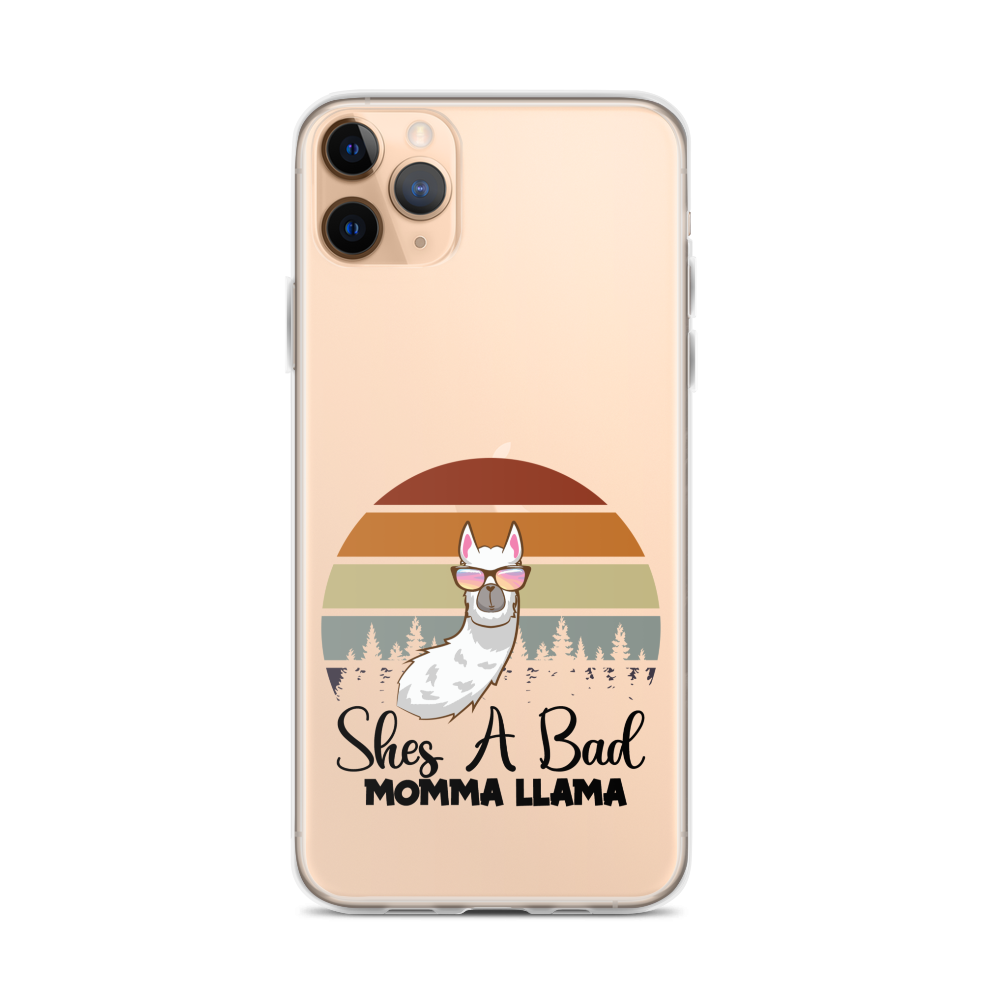 She's A Bad Momma Llama Clear Case for iPhone®