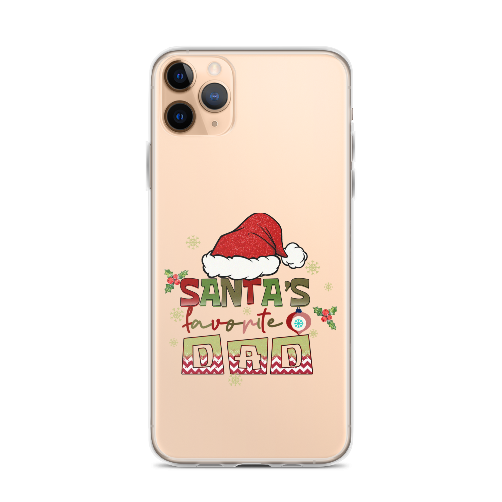 Santa's Favorite Dad Clear Case for iPhone®