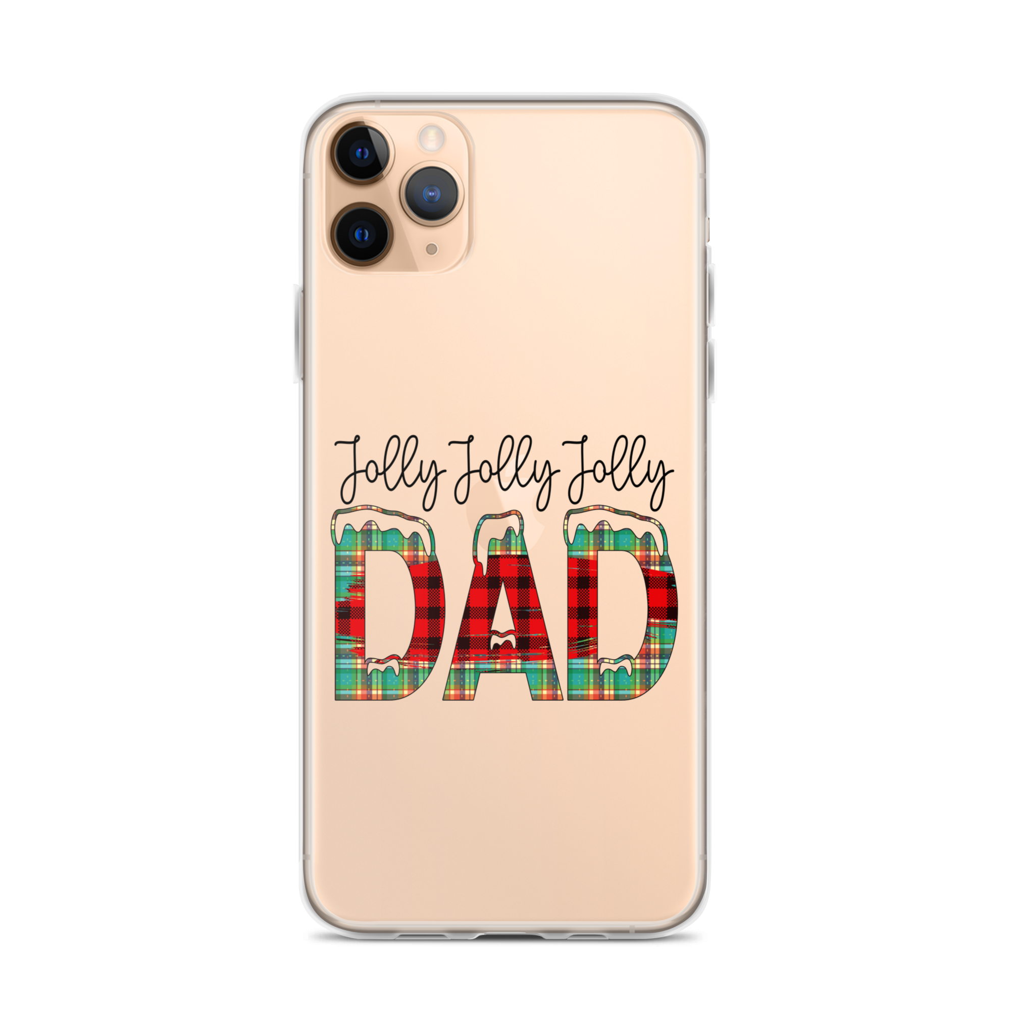 Jolly Jolly Jolly Dad Clear Case for iPhone®