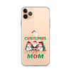 1st Christmas As A Mom Clear Case for iPhone®