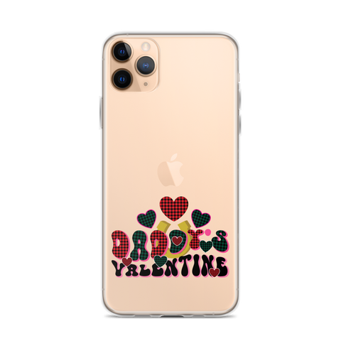 Daddy's Valentine Clear Case for iPhone®