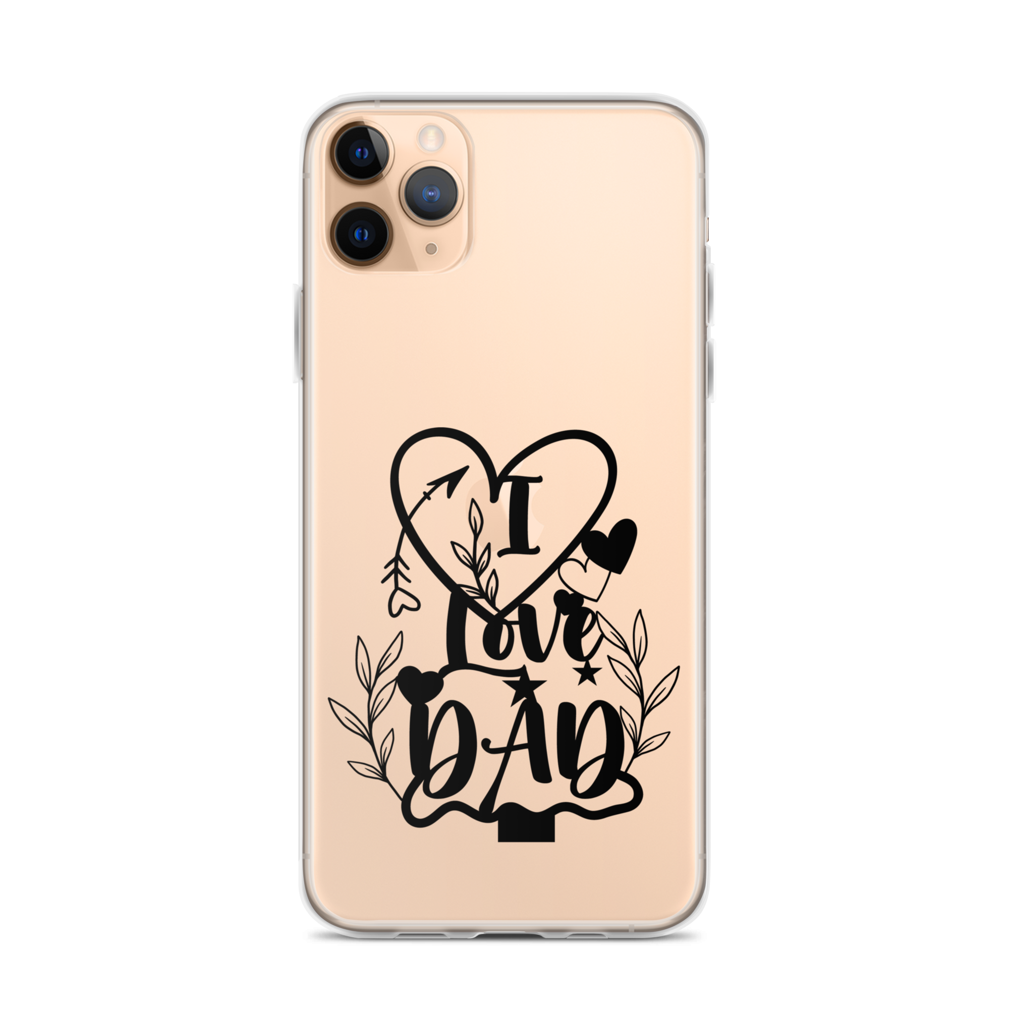 I Love Dad Clear Case for iPhone®