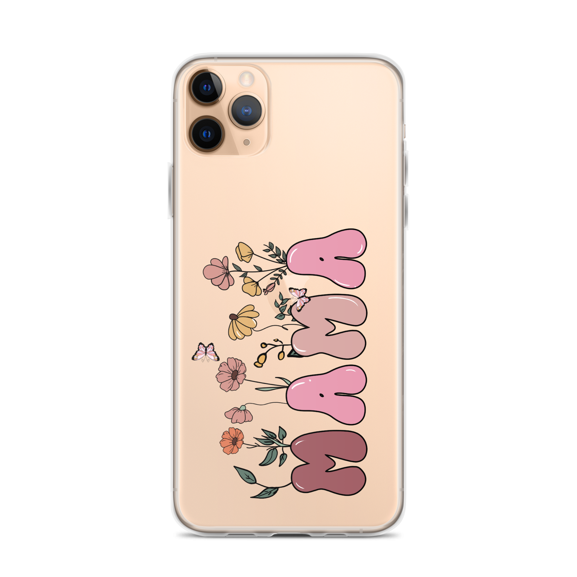 Floral Mama Clear Case for iPhone®