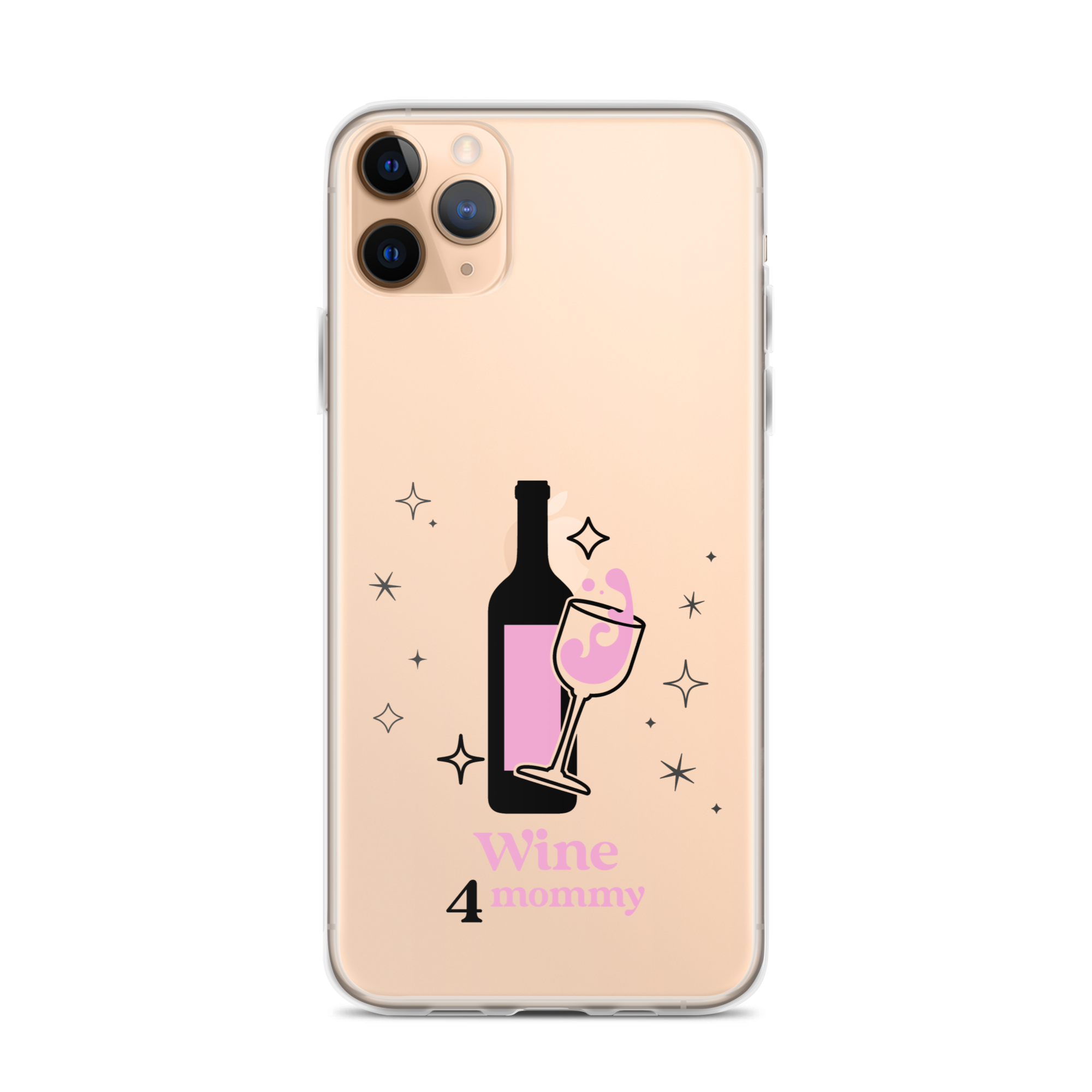 Wine For Mommy Clear Case for iPhone®