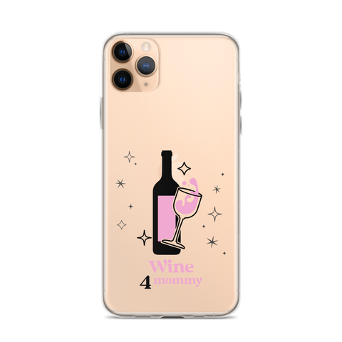 Wine For Mommy Clear Case for iPhone®