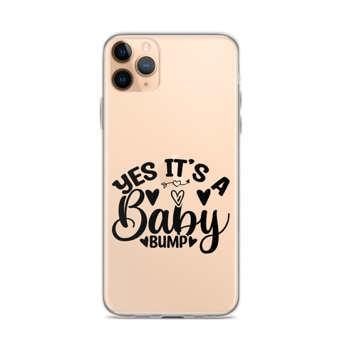 Yes It's A Baby Bump Clear Case for iPhone®