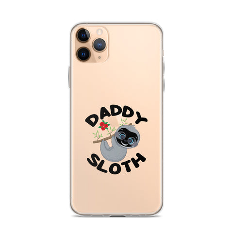 Daddy Sloth Clear Case for iPhone®