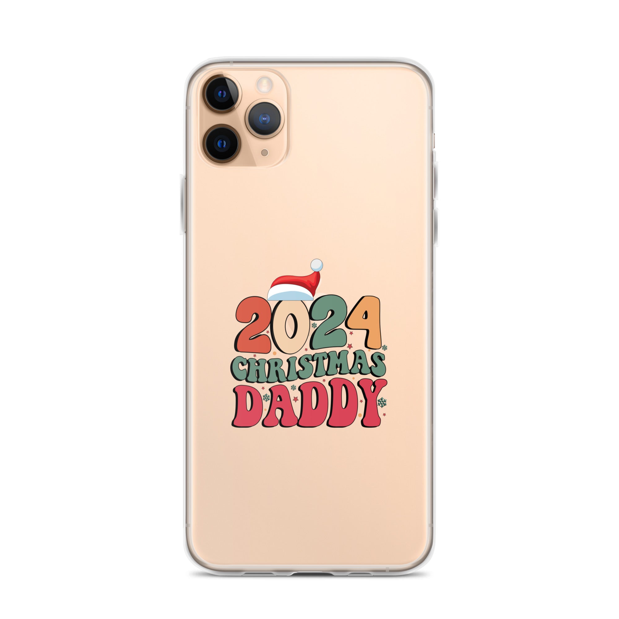 2024 Christmas Daddy Clear Case for iPhone®