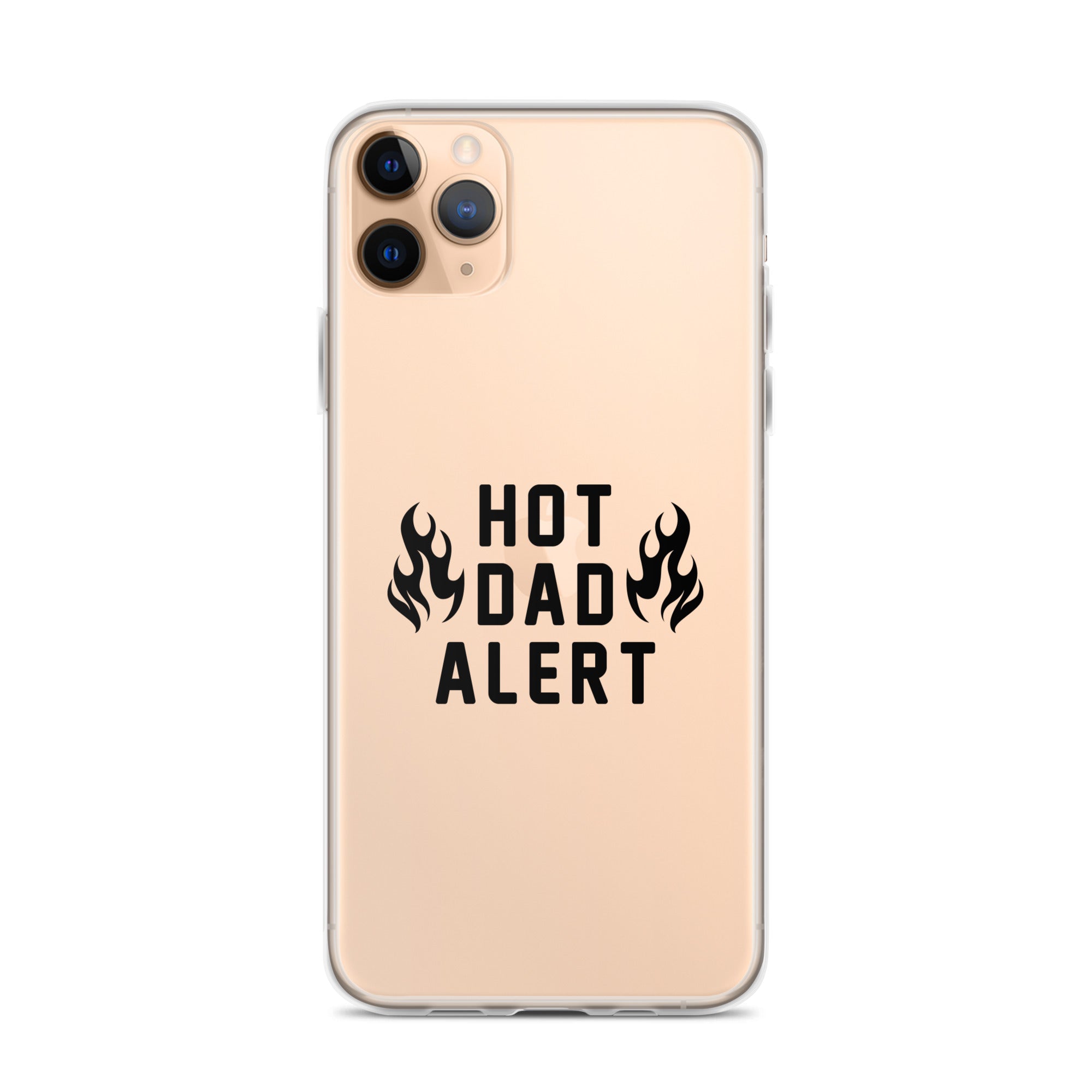 Hot Dad Alert Clear Case for iPhone®