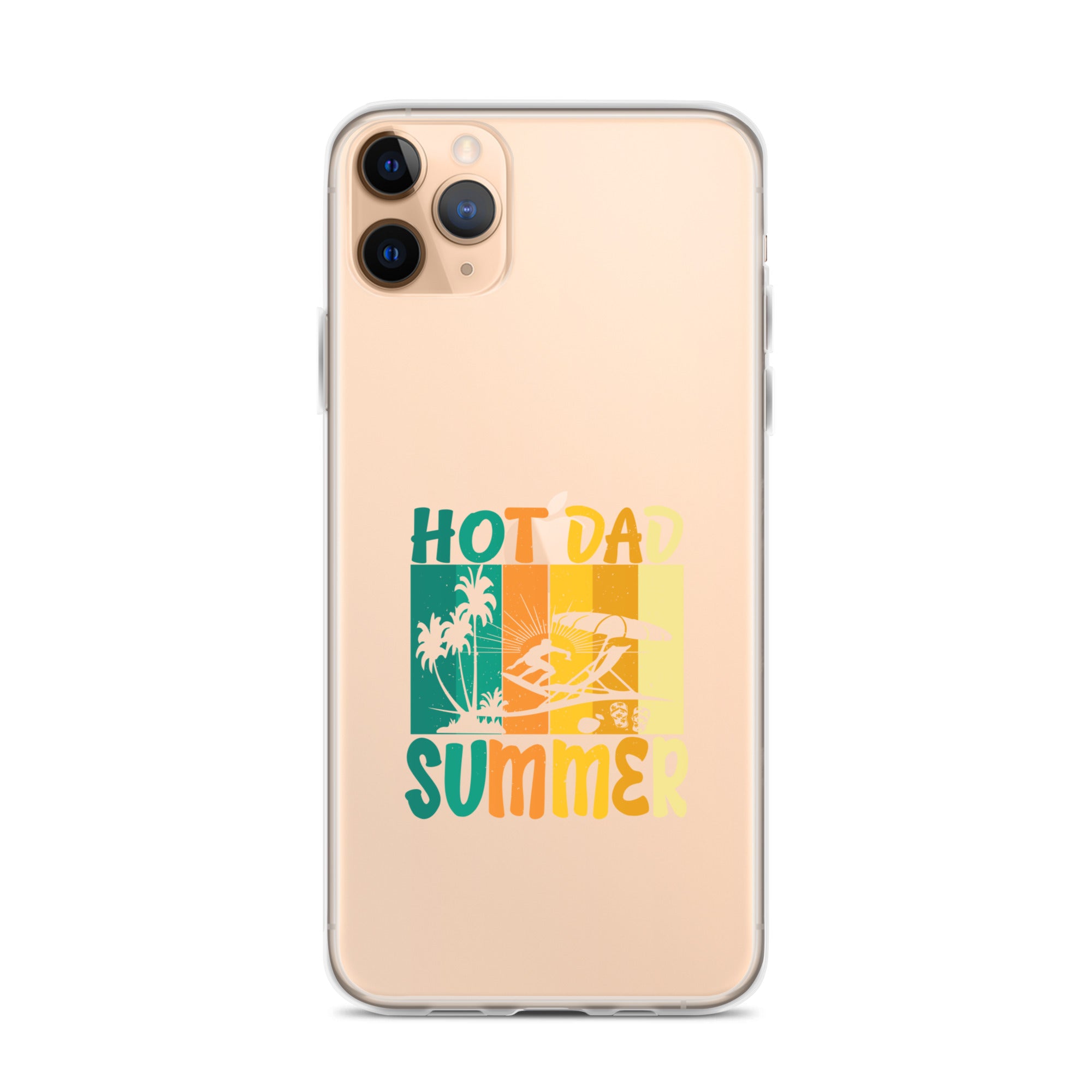 Hot Dad Summer Clear Case for iPhone®