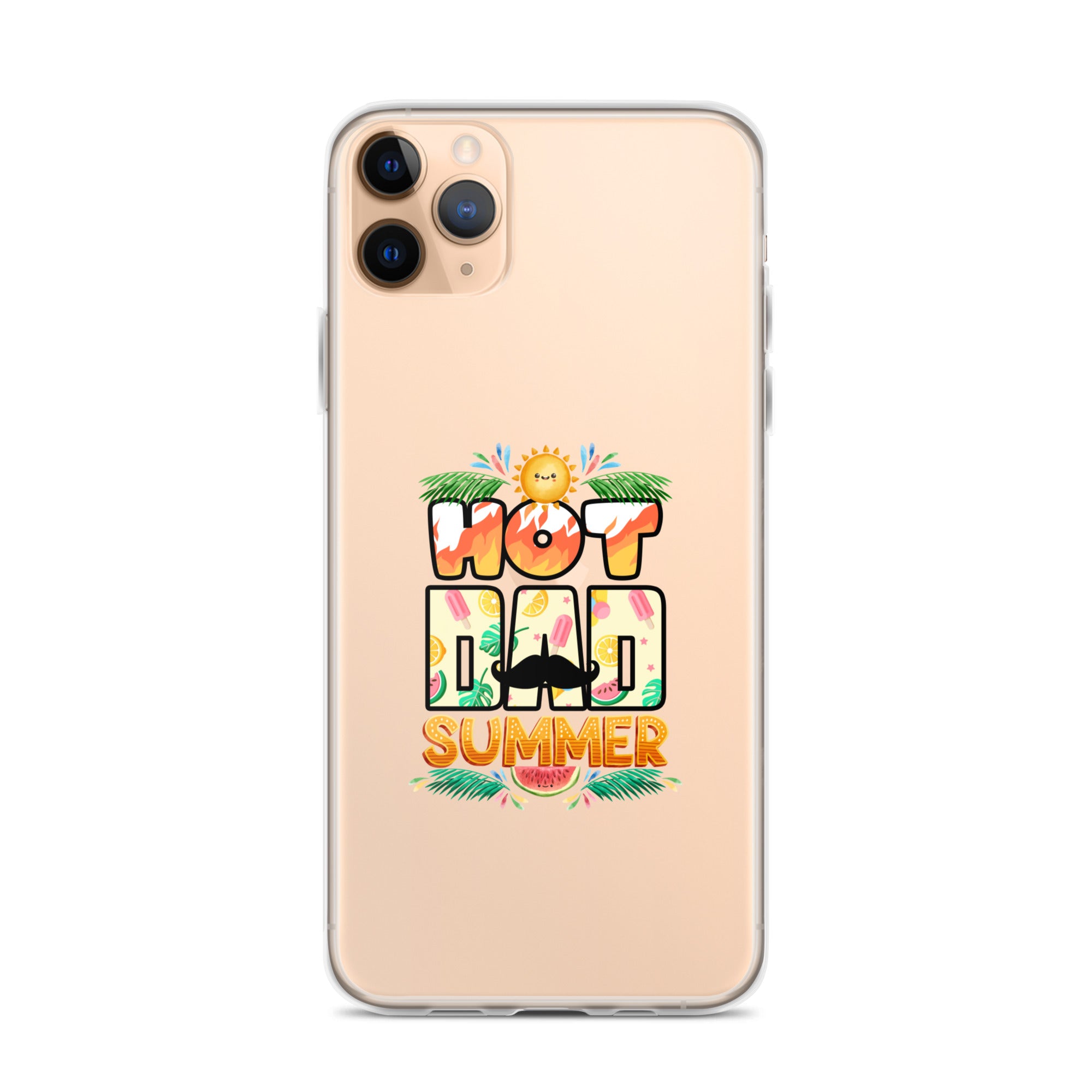 Hot Dad Summer Clear Case for iPhone®