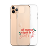 All Mama Wants Is A Silent Night Clear Case for iPhone®