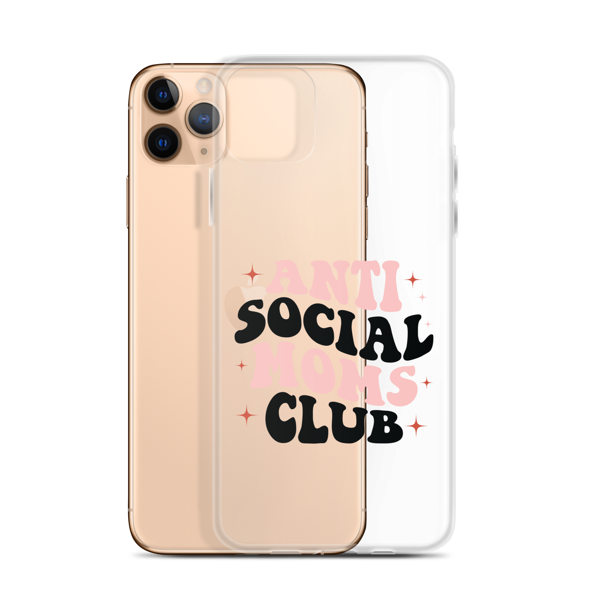 Anti Social Moms Club Clear Case for iPhone®