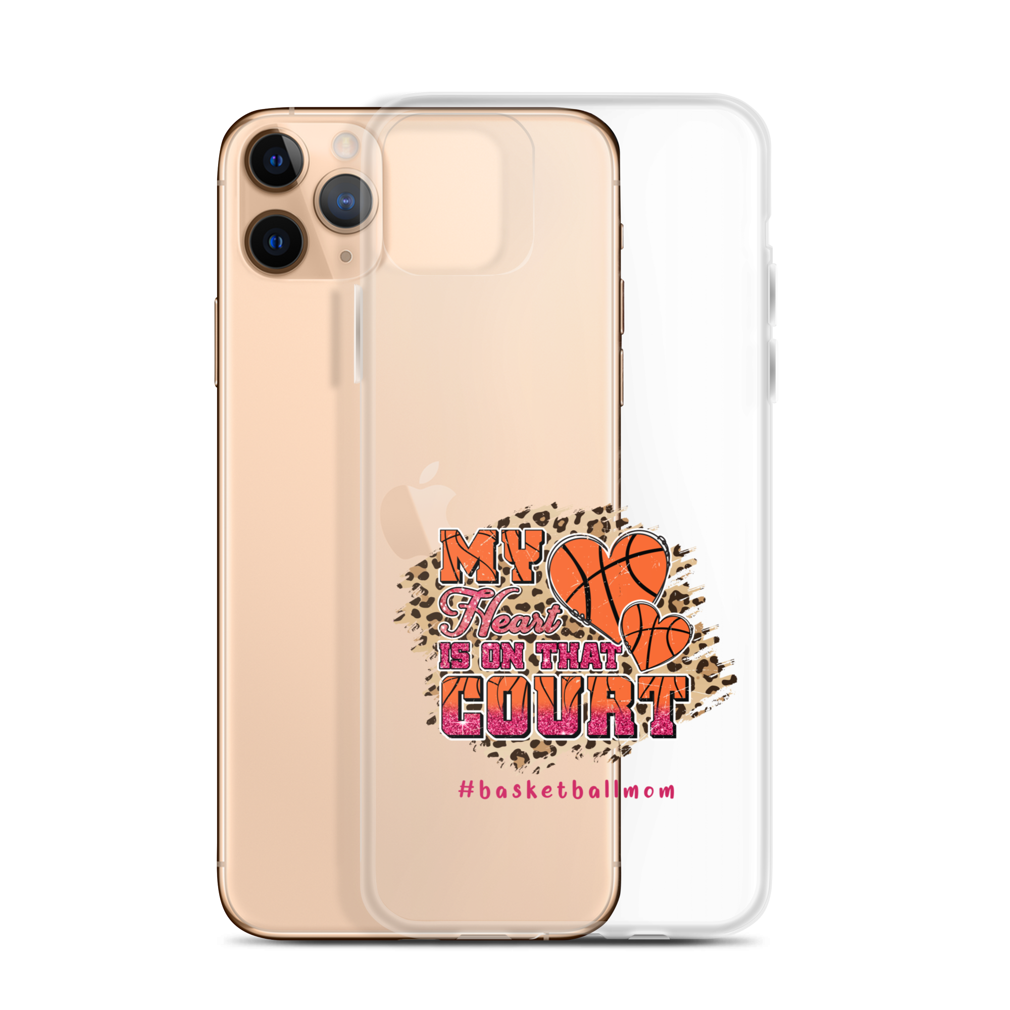 My Heart Is On That Court Clear Case for iPhone®