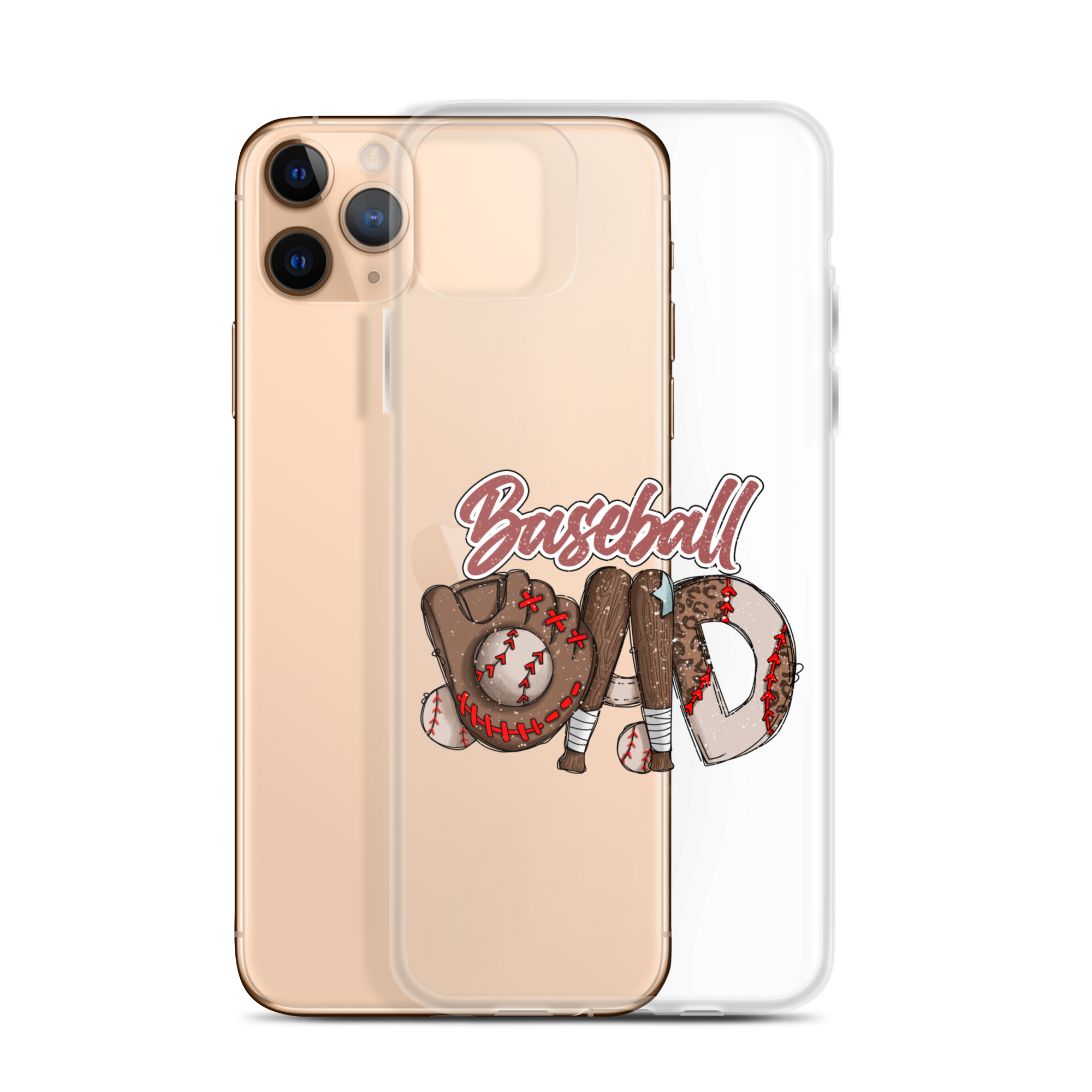 Baseball Dad Clear Case for iPhone®