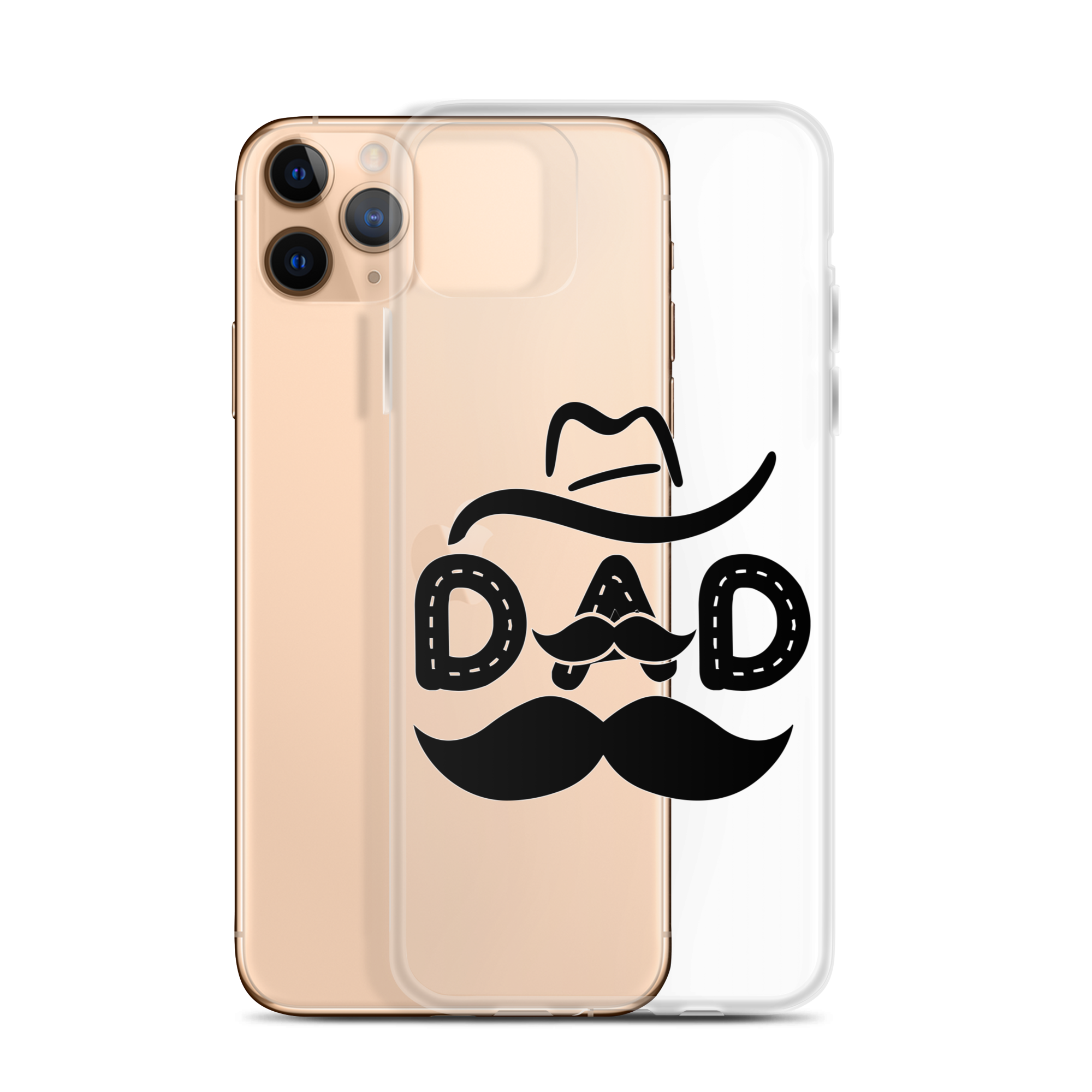 Dad Cowboy Clear Case for iPhone®