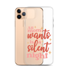 All Mom Wants Is A Silent Night Clear Case for iPhone®