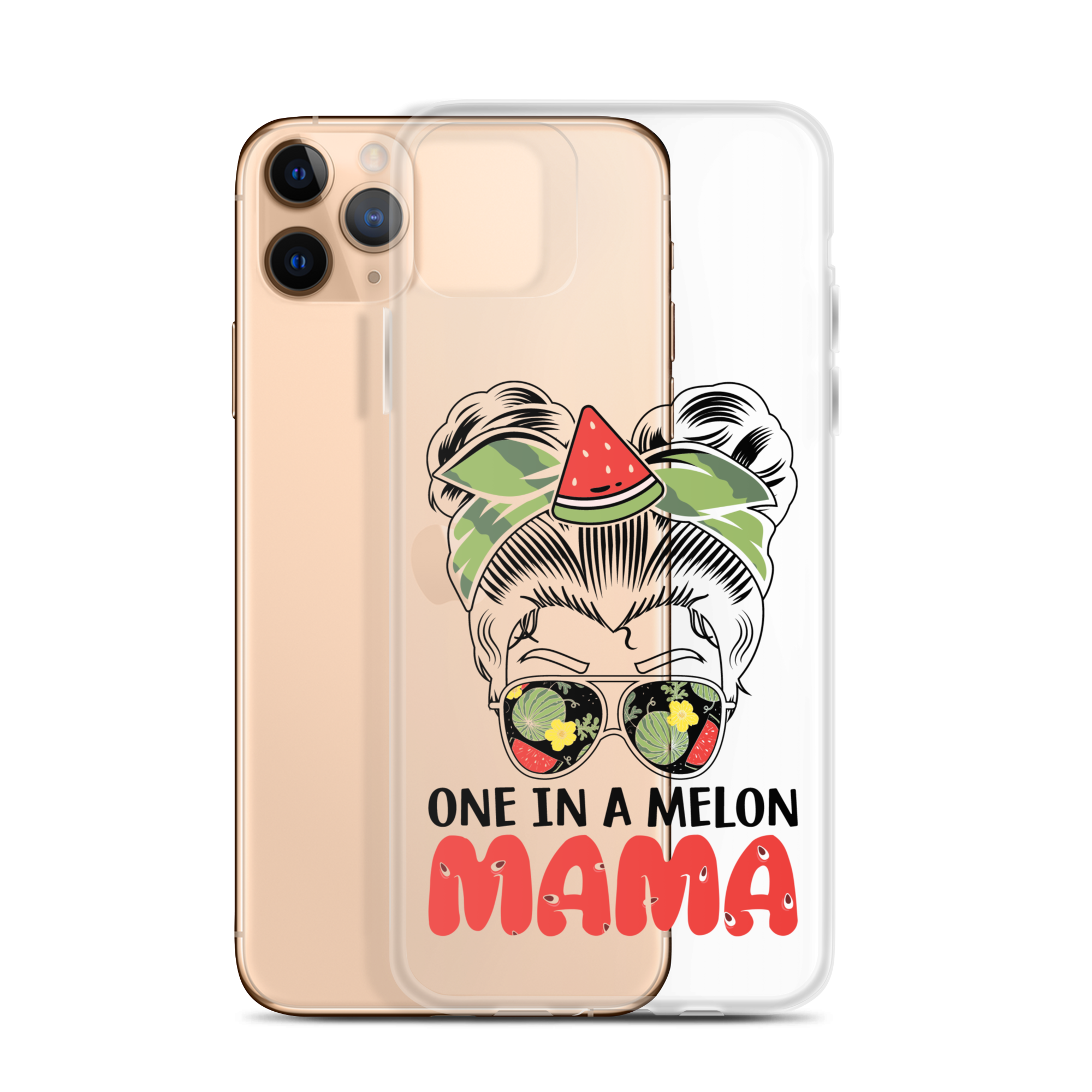 One In A Melon Mama Clear Case for iPhone®