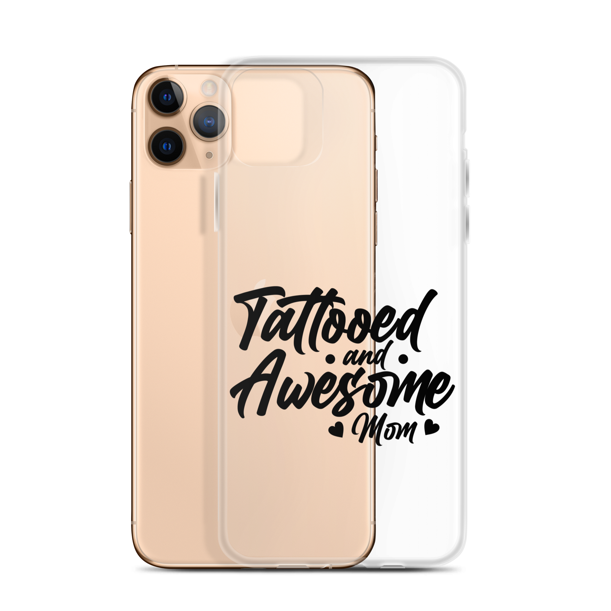 Tattooed And Awesome Mom Clear Case for iPhone®