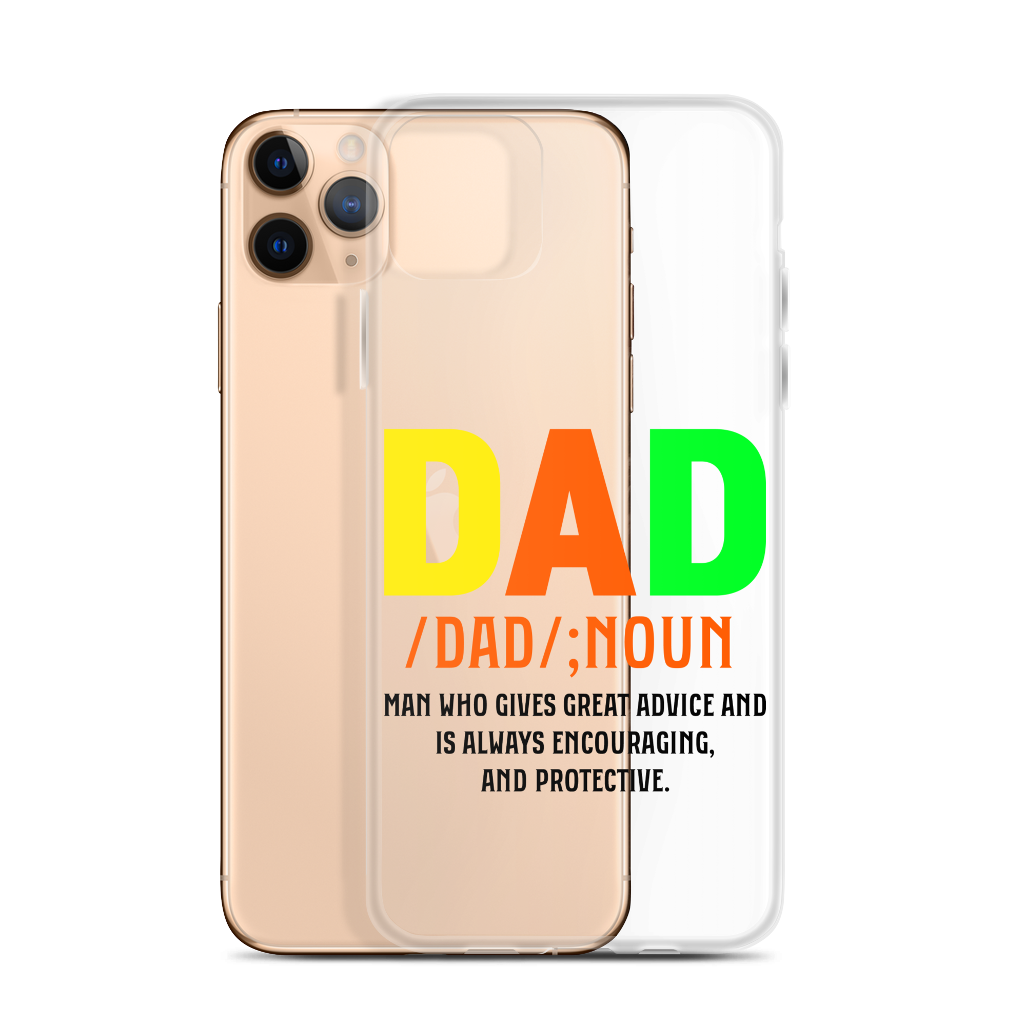 Dad Man Who Gives Great Advice And Is Always encouraging And Protective Clear Case for iPhone®