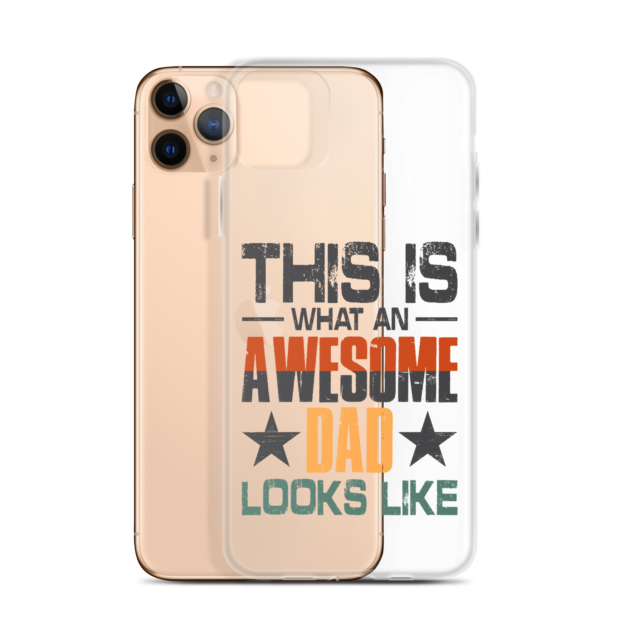 This What An Awesome Dad Looks Like Clear Case for iPhone®