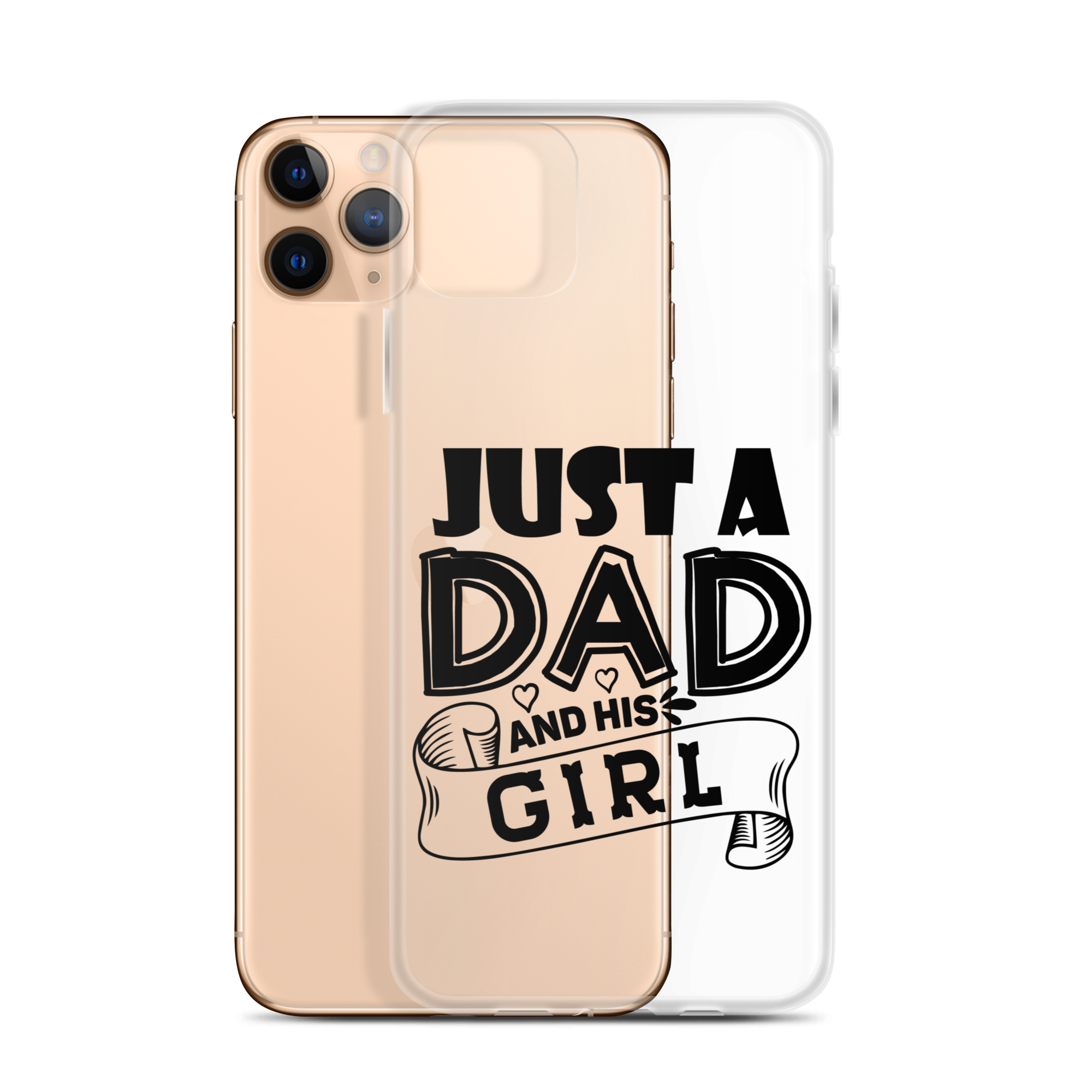 Just A Dad And His Girl Clear Case for iPhone®